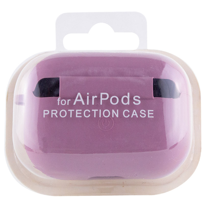 Уценка Силиконовый футляр с микрофиброй для наушников Airpods 4, Вскрытая упаковка / Лиловый / Lilac Pride 3, Силикон, купить оптом с доставкой