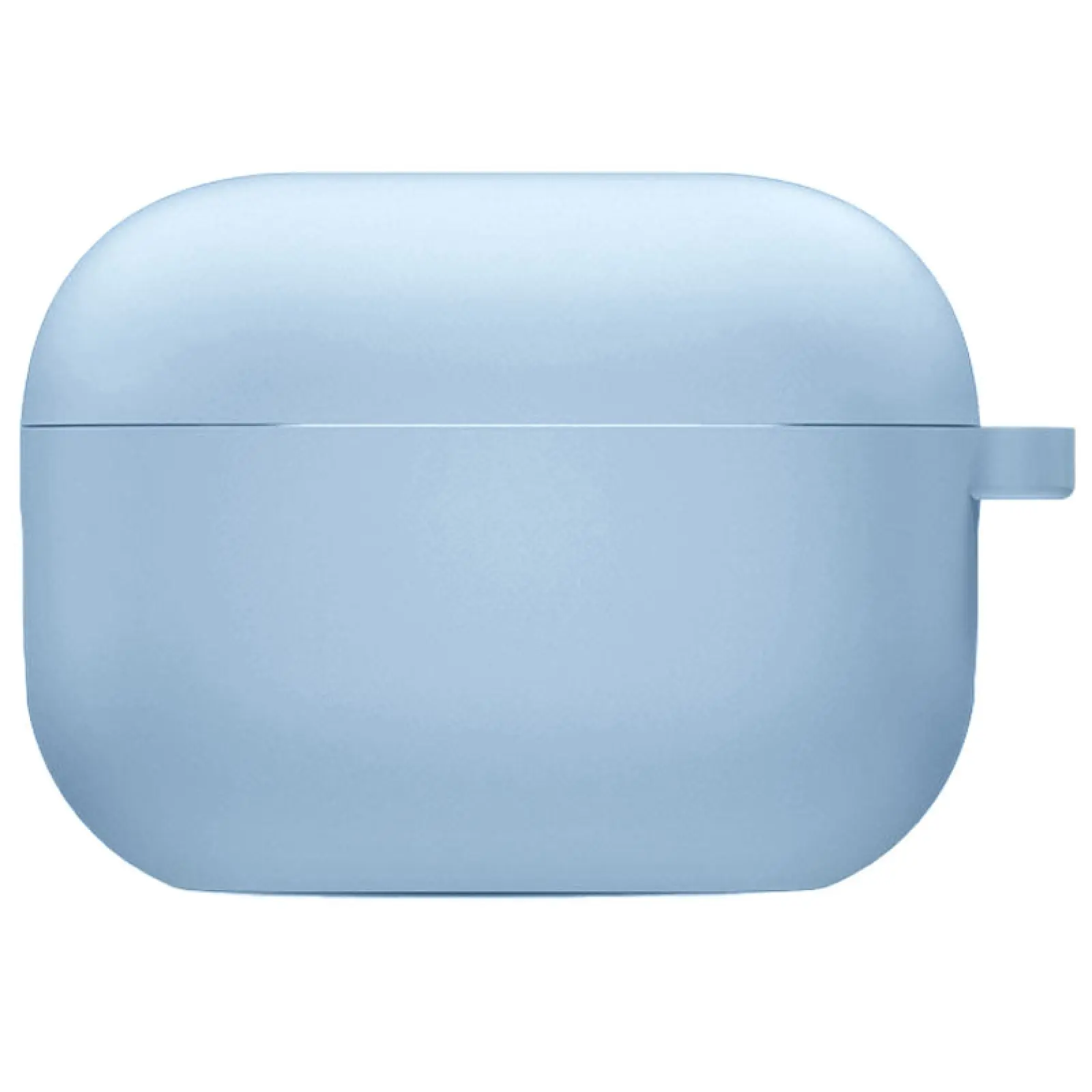 Уценка Силиконовый футляр с микрофиброй для наушников Airpods 3, Вскрытая упаковка / Голубой / Lilac Blue 1, Силикон, купить оптом с доставкой