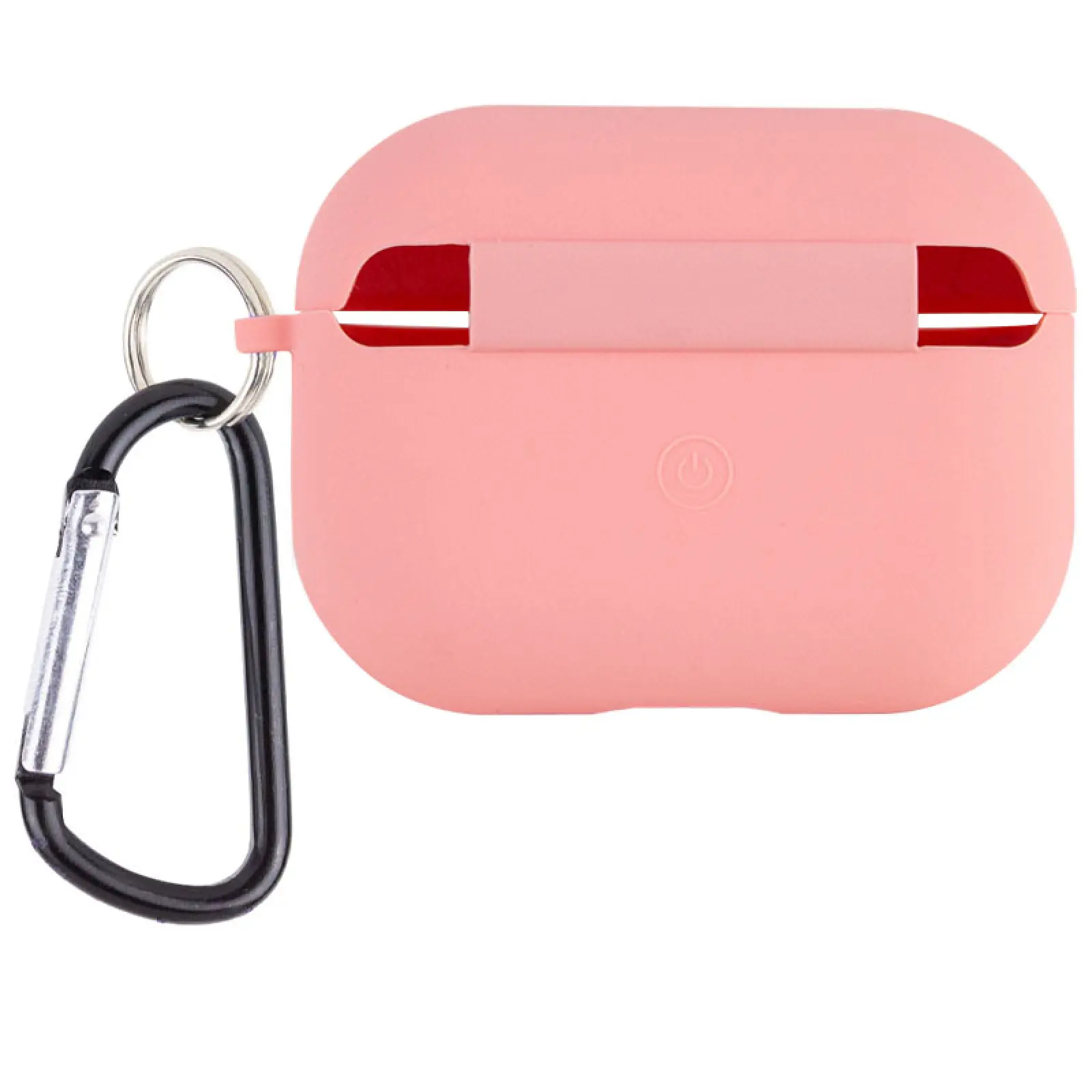 Силиконовый футляр с микрофиброй для наушников Airpods Pro 3, Розовый / Pink 1, Силикон, купить оптом с доставкой