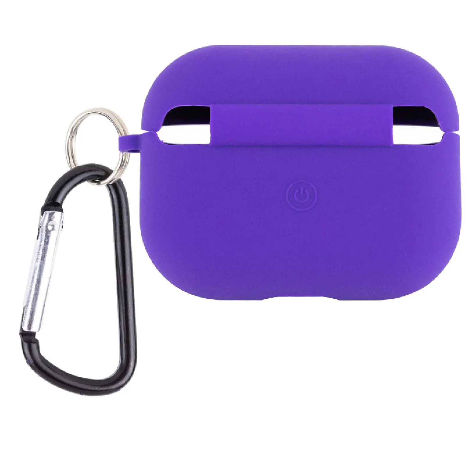 Силиконовый футляр с микрофиброй для наушников Airpods Pro 3, Фиолетовый / Ultra Violet 1, Силикон, купить оптом с доставкой