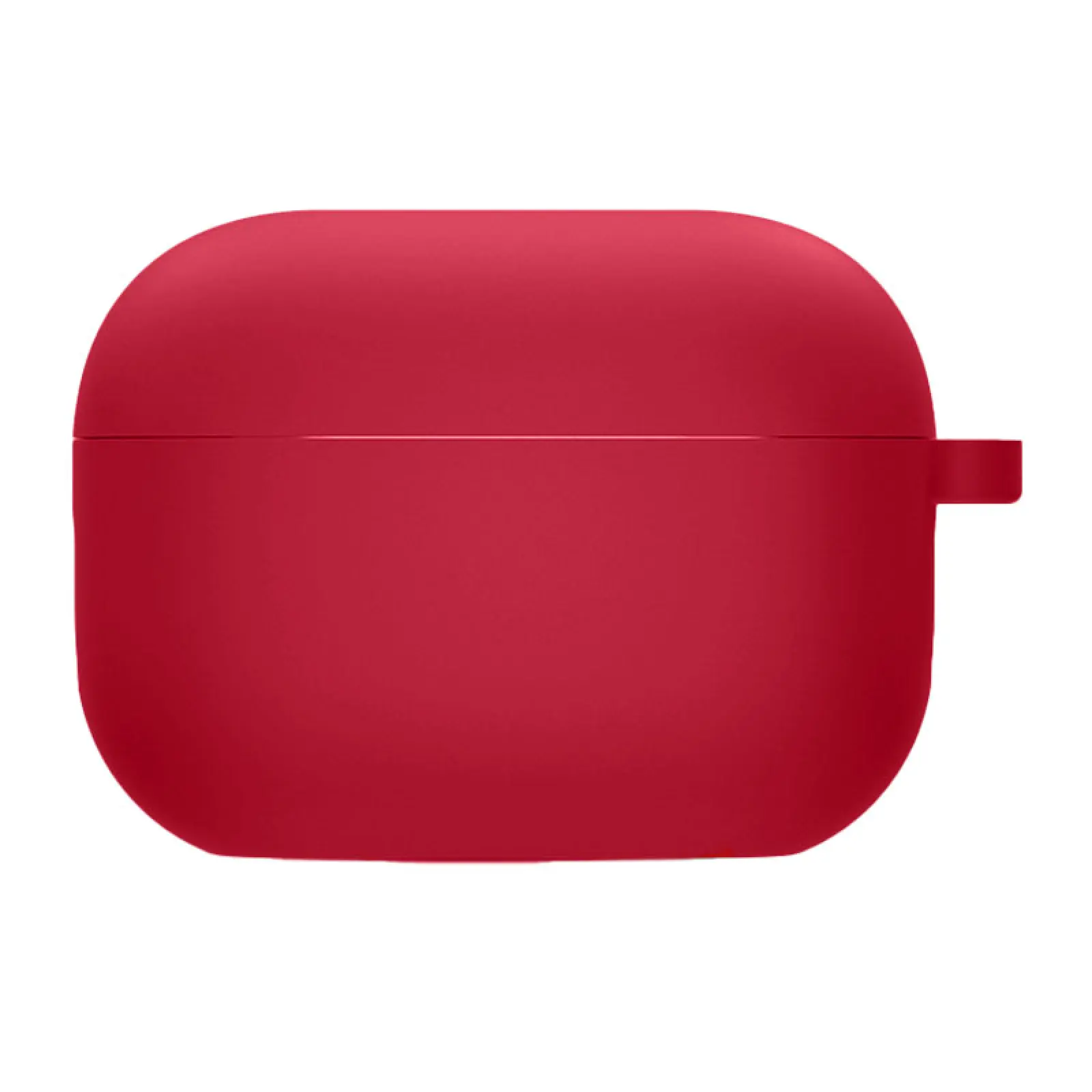 Силиконовый футляр с микрофиброй для наушников Airpods Pro 3, Красный / Rose Red, Силикон, купить оптом с доставкой