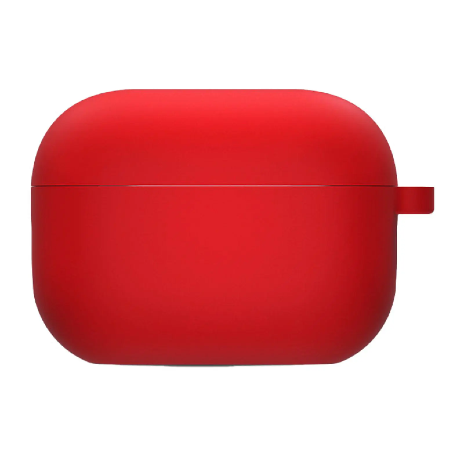 Силиконовый футляр с микрофиброй для наушников Airpods Pro 3, Красный / Red, Силикон, купить оптом с доставкой