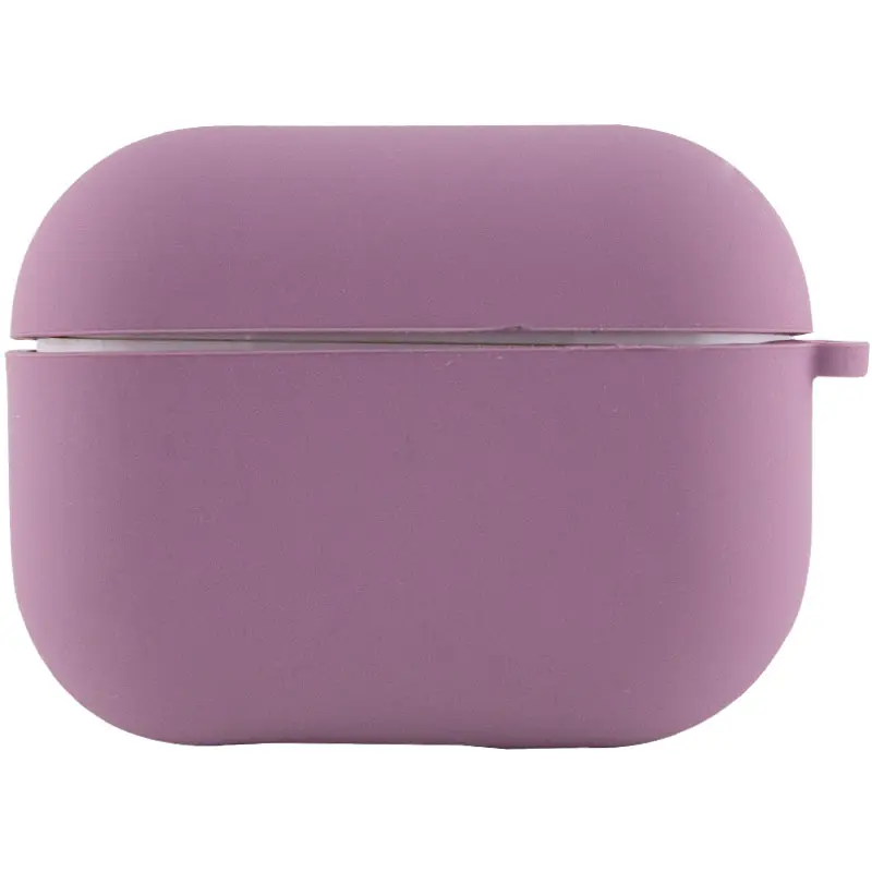 Силиконовый футляр с микрофиброй для наушников Airpods Pro 3, Лиловый / Lilac Pride 1, Силикон, купить оптом с доставкой