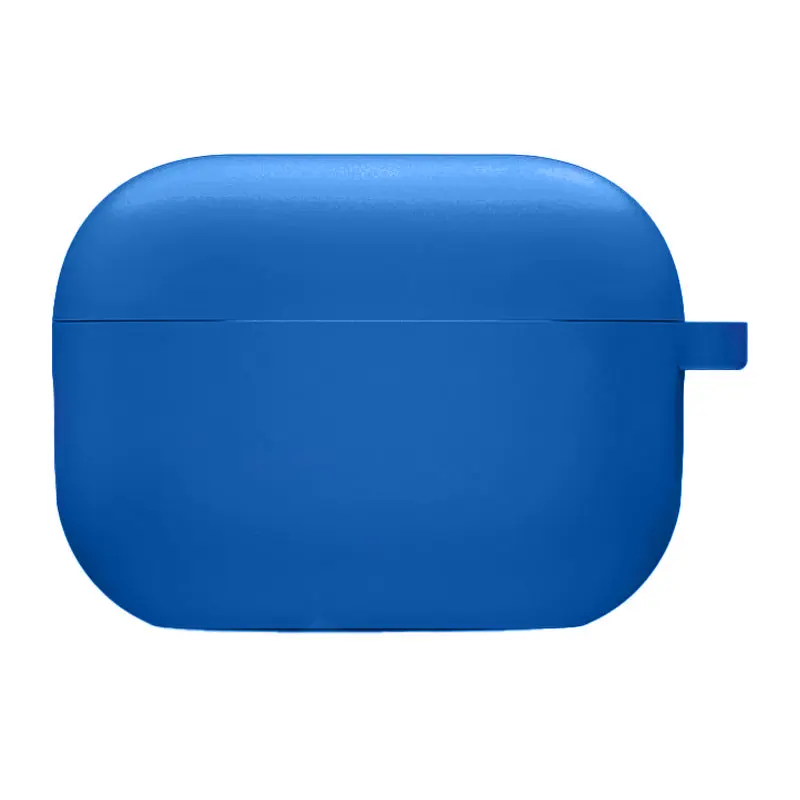Силиконовый футляр с микрофиброй для наушников Airpods Pro 3, Синий / Royal blue, Силикон, купить оптом с доставкой