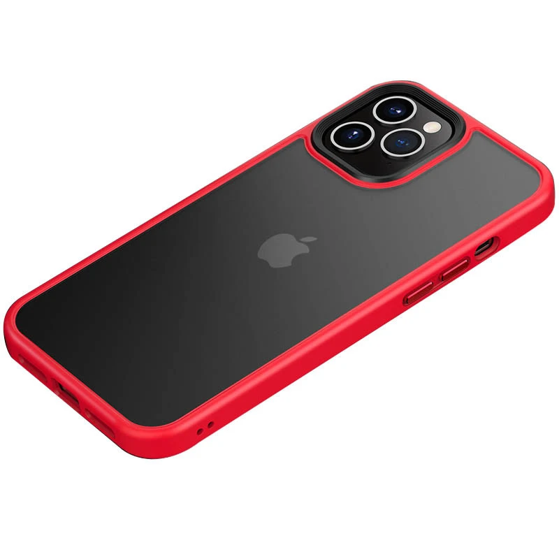 TPU+PC чехол Metal Buttons для Apple iPhone 11 Pro (5.8"), Красный / Red, TPU+PC, купить оптом с доставкой