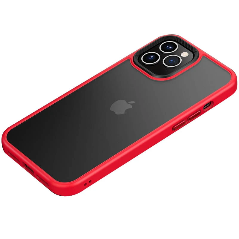 TPU+PC чехол Metal Buttons для Apple iPhone 11 Pro Max (6.5"), Красный / Red, TPU+PC, купить оптом с доставкой