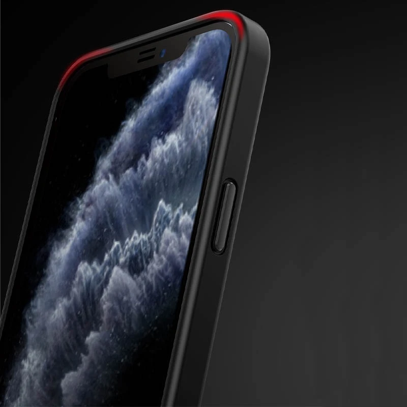 TPU+PC чехол Metal Buttons для Apple iPhone 12 Pro / 12 (6.1"), Черный / Black 3, TPU+PC, купить оптом с доставкой