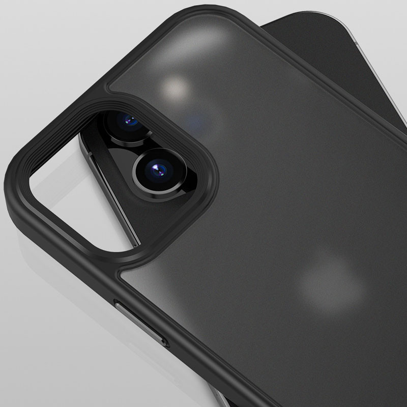 TPU+PC чехол Metal Buttons для Apple iPhone 12 Pro / 12 (6.1) на картинке №5