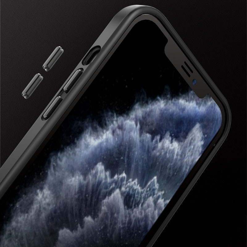 TPU+PC чехол Metal Buttons для Apple iPhone 12 Pro / 12 (6.1) на картинке №6