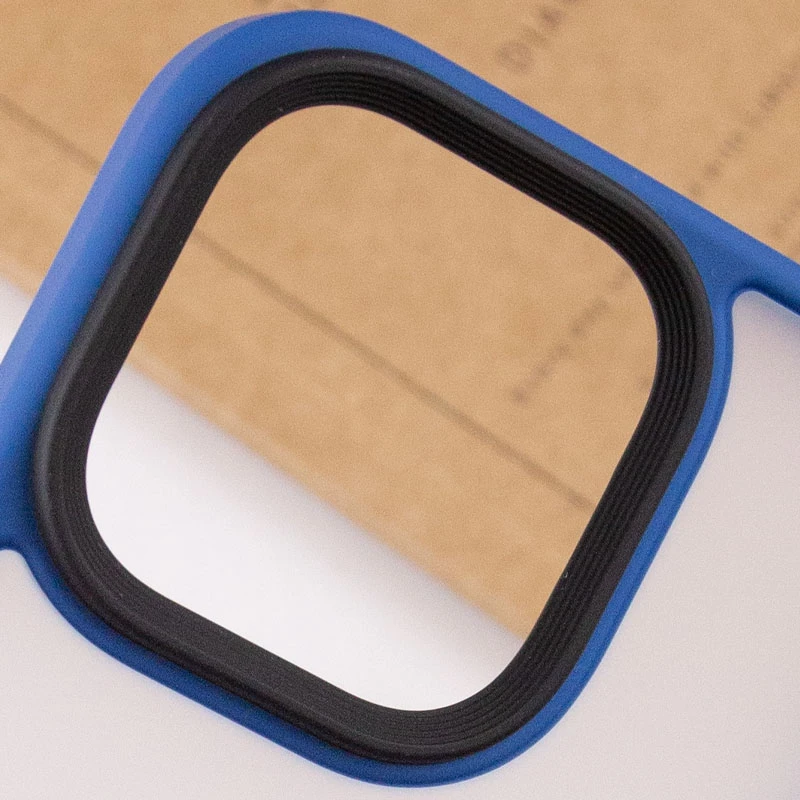 TPU+PC чехол Metal Buttons для Apple iPhone 12 Pro / 12 (6.1"), Голубой / Light Blue 4, TPU+PC, купить оптом с доставкой
