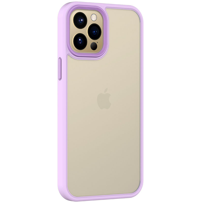 TPU+PC чехол Metal Buttons для Apple iPhone 12 Pro / 12 (6.1) на картинке №1