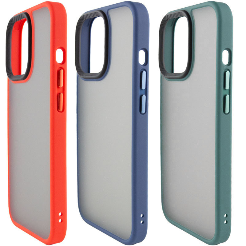 Уцінка TPU+PC чохол Metal Buttons для Apple iPhone 13 Pro Max (6.7"), TPU+PC, купити оптом з доставкою