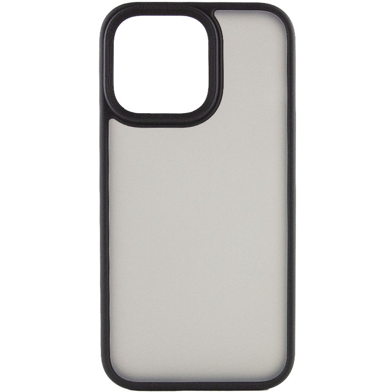 Уцінка TPU+PC чохол Metal Buttons для Apple iPhone 13 Pro Max (6.7"), М'ята упаковка / Чорний / Black 1, TPU+PC, купити оптом з доставкою