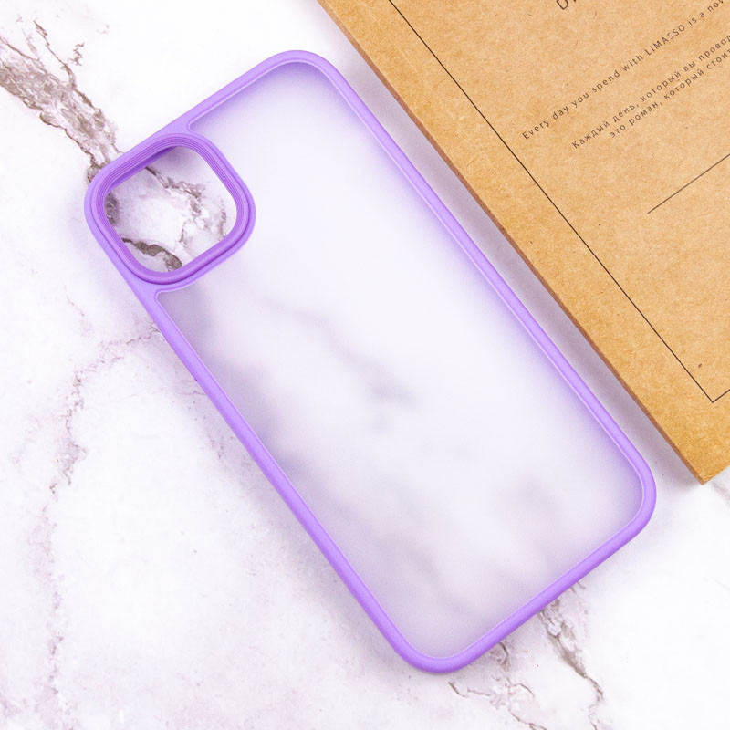 TPU+PC чехол Metal Buttons для Apple iPhone 15 (6.1) на картинке №4