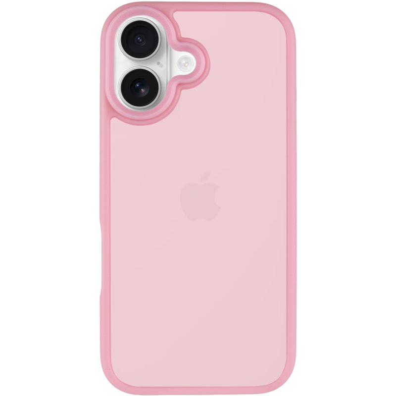 TPU+PC чохол Metal Buttons для Apple iPhone 16 (6.1"), Рожевий / Pink 1, TPU+PC, купити оптом з доставкою