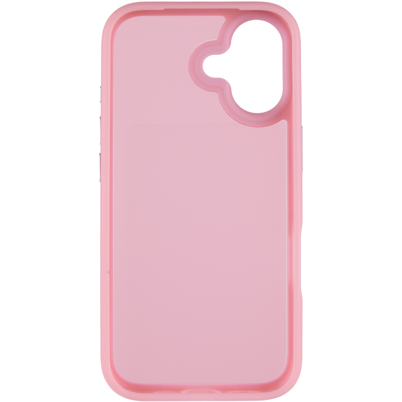 TPU+PC чохол Metal Buttons для Apple iPhone 16 (6.1"), Рожевий / Pink 2, TPU+PC, купити оптом з доставкою