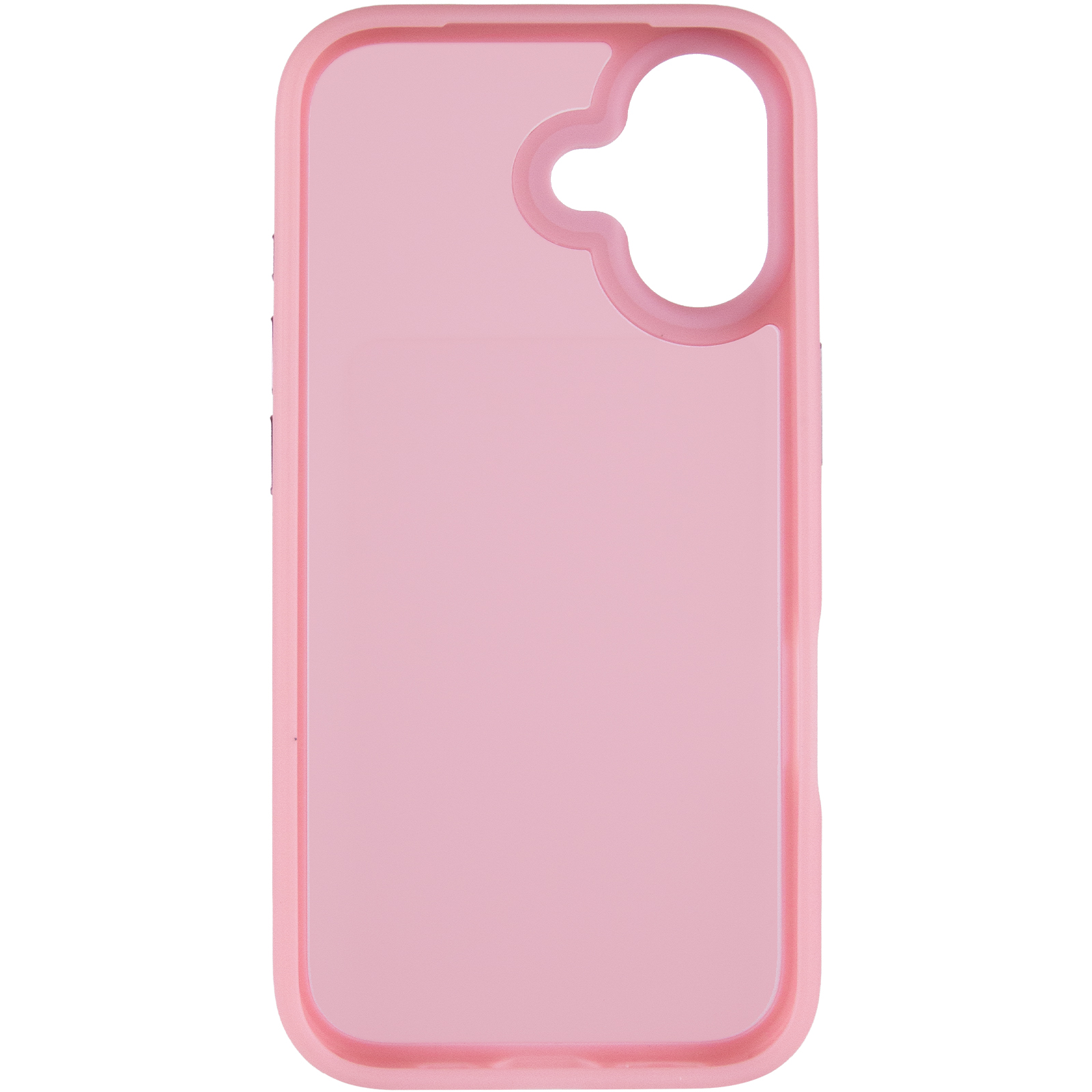 TPU+PC чохол Metal Buttons для Apple iPhone 16 (6.1"), Рожевий / Pink 2, TPU+PC, купити оптом з доставкою
