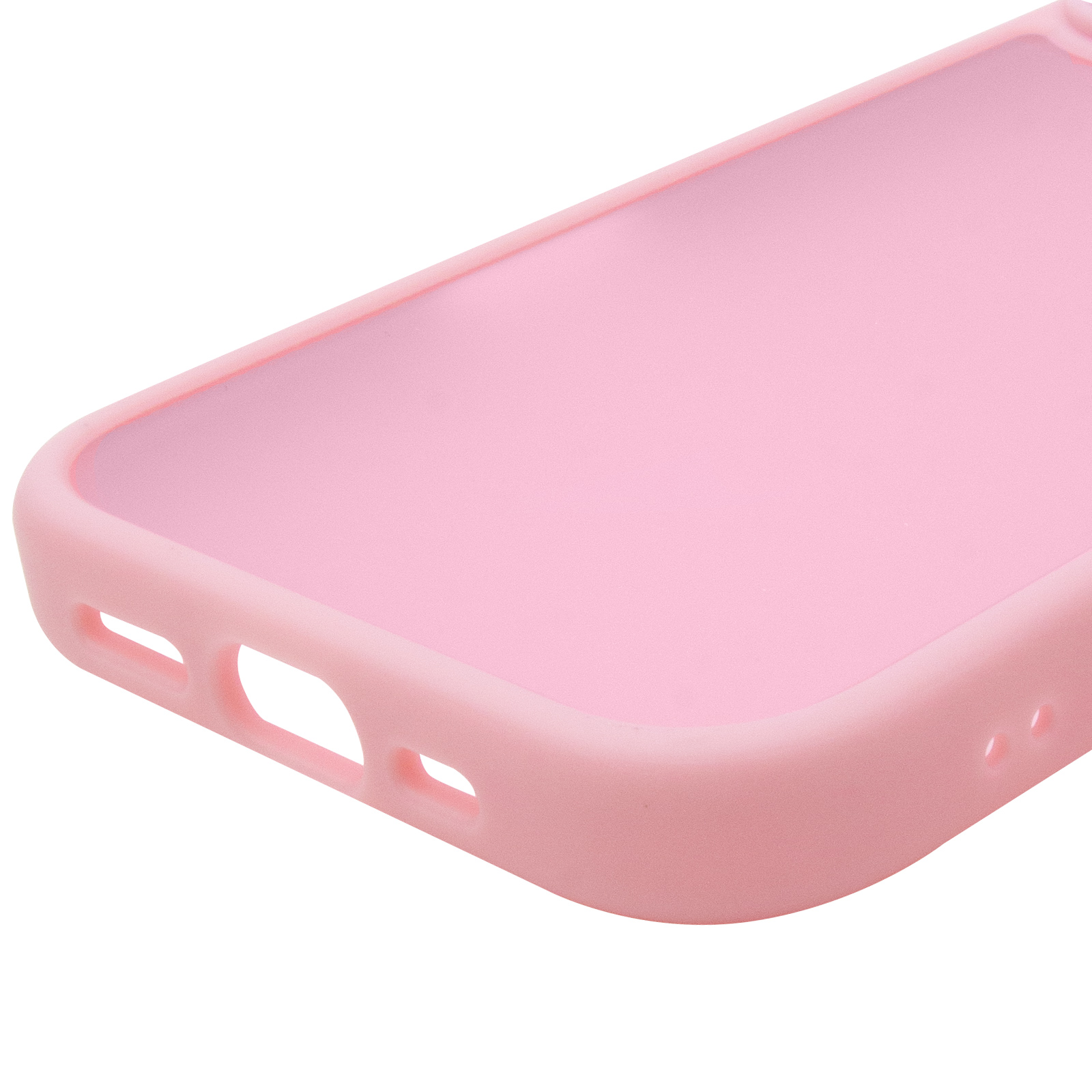 TPU+PC чохол Metal Buttons для Apple iPhone 16 (6.1"), Рожевий / Pink 4, TPU+PC, купити оптом з доставкою