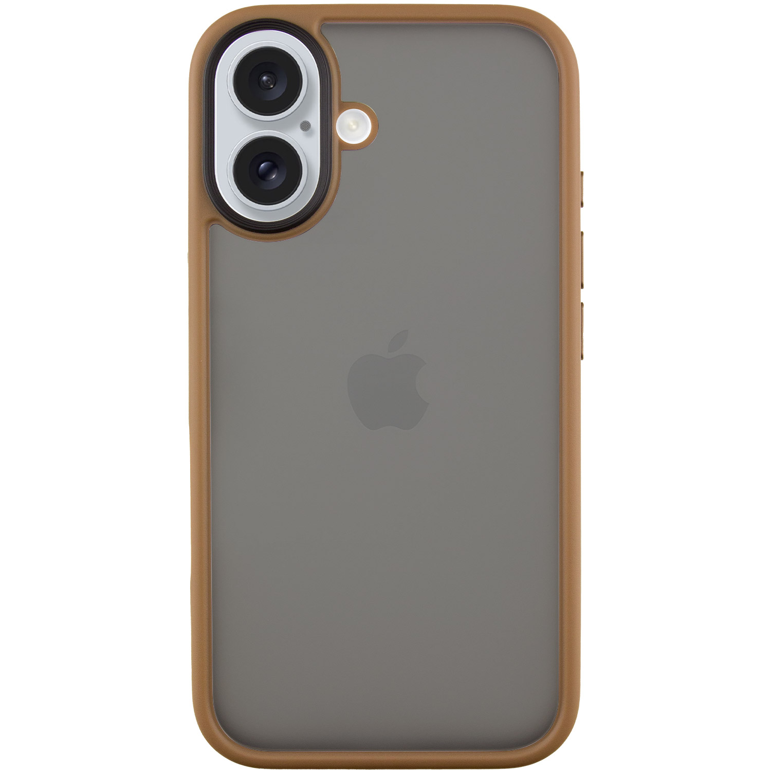 TPU+PC чохол Metal Buttons для Apple iPhone 16 (6.1"), Золотий / Gold, TPU+PC, купити оптом з доставкою