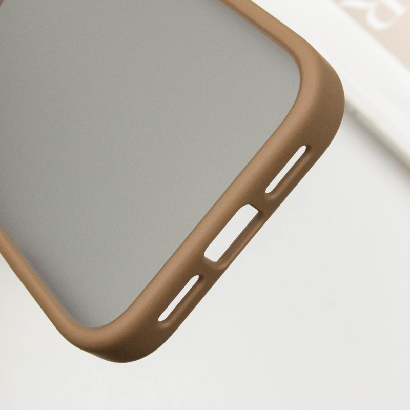 TPU+PC чохол Metal Buttons для Apple iPhone 16 (6.1"), Золотий / Gold 4, TPU+PC, купити оптом з доставкою