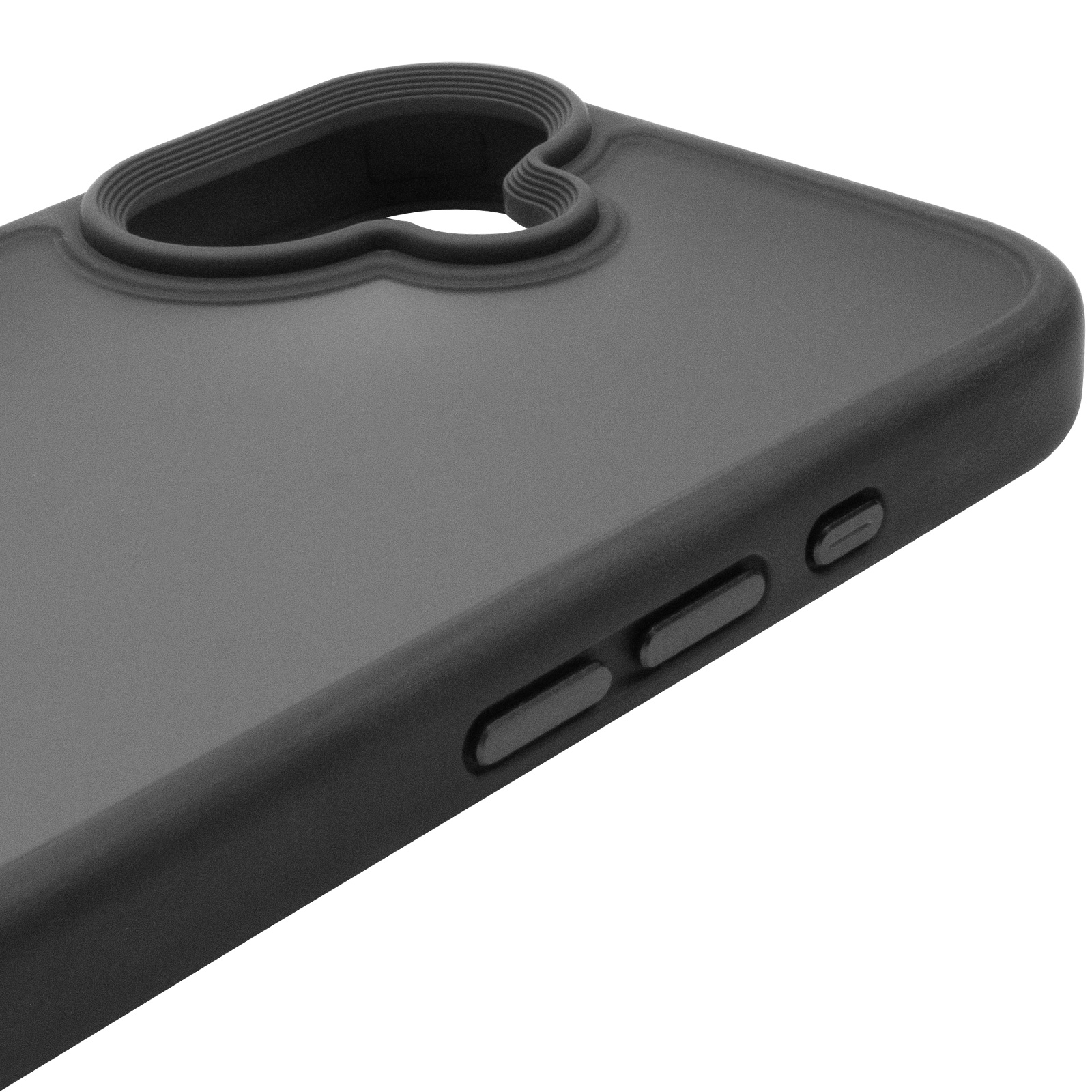 TPU+PC чохол Metal Buttons для Apple iPhone 16 (6.1"), Чорний / Black 3, TPU+PC, купити оптом з доставкою