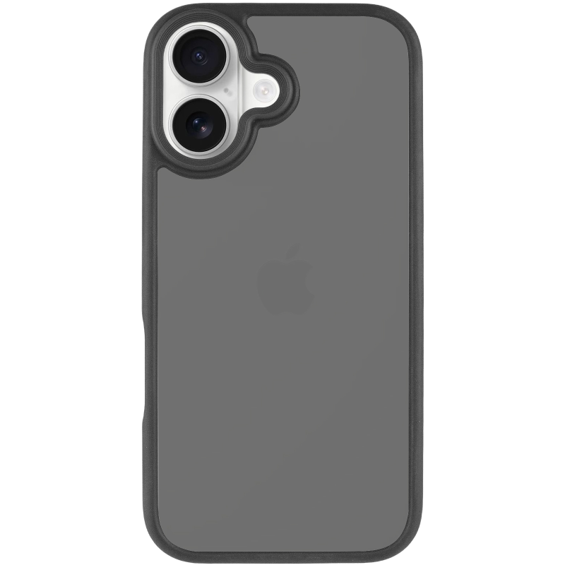 Уцінка TPU+PC чохол Metal Buttons для Apple iPhone 17 (6.3"), Пошкоджена упаковка / Чорний / Black 1, TPU+PC, купити оптом з доставкою