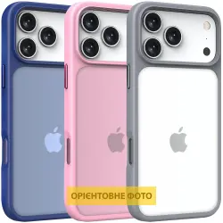 TPU+PC чехол Metal Buttons для Apple iPhone 17 (6.3")