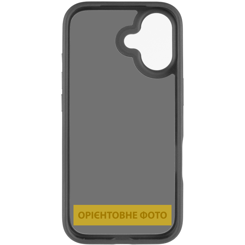 TPU+PC чохол Metal Buttons для Apple iPhone 17 (6.3"), Чорний / Black 2, TPU+PC, купити оптом з доставкою