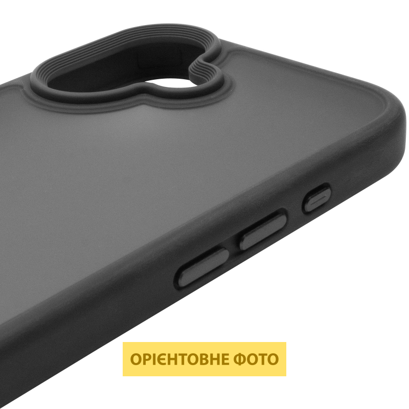 TPU+PC чохол Metal Buttons для Apple iPhone 17 (6.3"), Чорний / Black 3, TPU+PC, купити оптом з доставкою