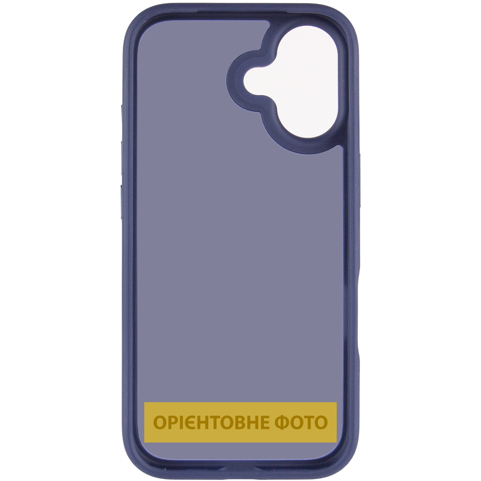 TPU+PC чохол Metal Buttons для Apple iPhone 17 (6.3"), Синій / Navy Blue 2, TPU+PC, купити оптом з доставкою