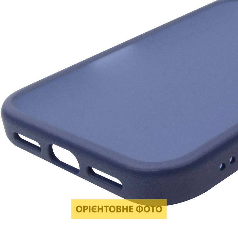 TPU+PC чохол Metal Buttons для Apple iPhone 17 (6.3"), Синій / Navy Blue 4, TPU+PC, купити оптом з доставкою