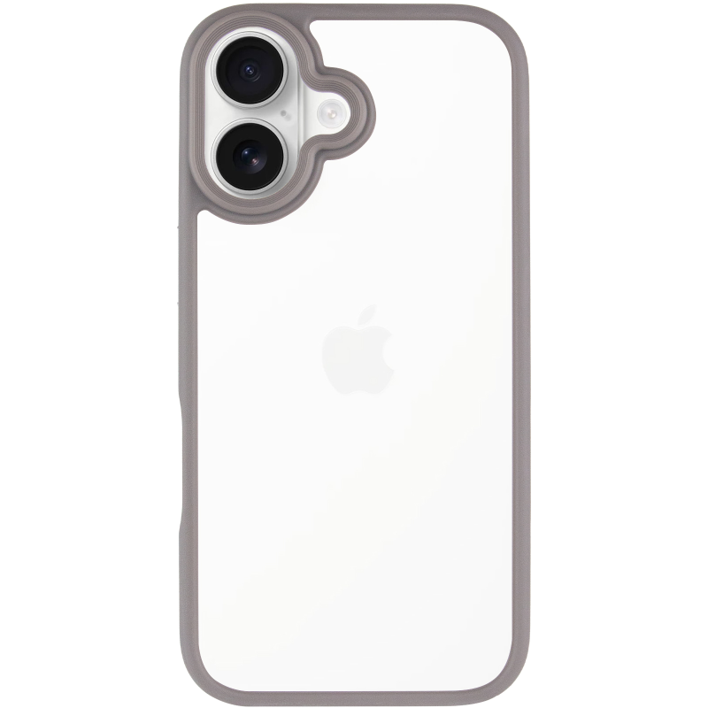 TPU+PC чохол Metal Buttons для Apple iPhone 17 (6.3"), Сірий / Grey 1, TPU+PC, купити оптом з доставкою