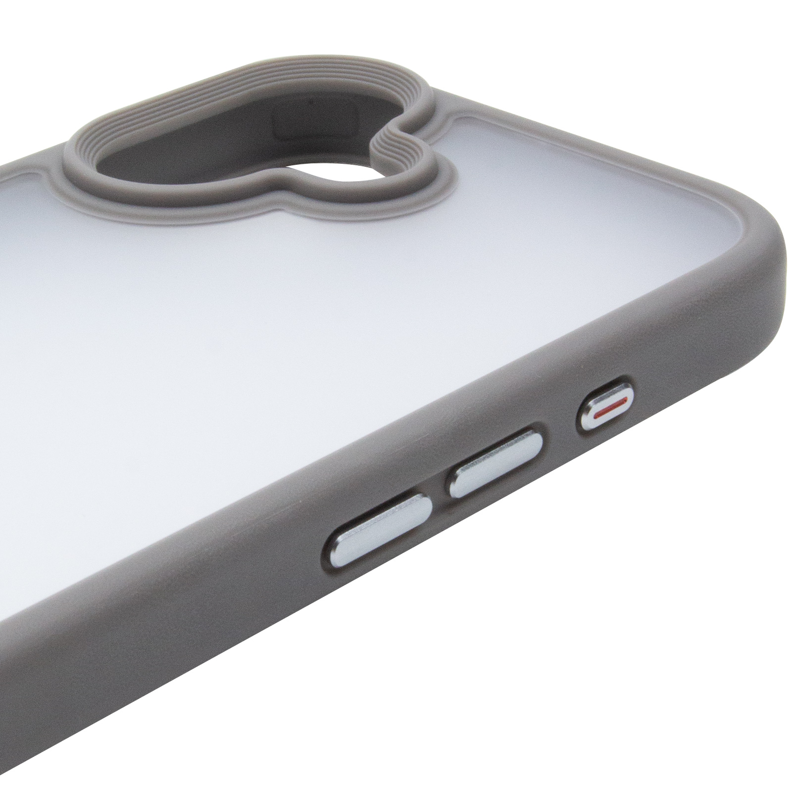 TPU+PC чохол Metal Buttons для Apple iPhone 17 (6.3"), Сірий / Grey 4, TPU+PC, купити оптом з доставкою