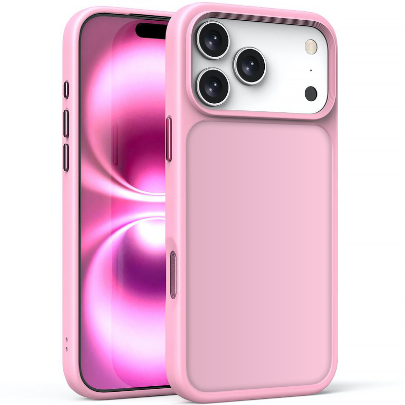TPU+PC чехол Metal Buttons для Apple iPhone 18 Pro / 17 Pro (6.3"), Розовый / Pink, TPU+PC, купить оптом с доставкой