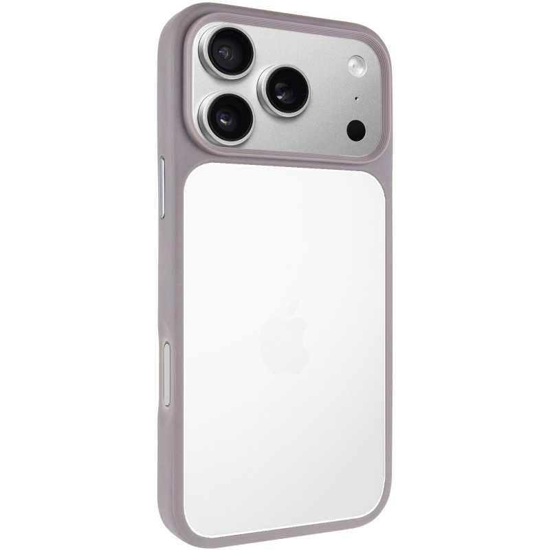 TPU+PC чехол Metal Buttons для Apple iPhone 18 Pro / 17 Pro (6.3) на картинке №1