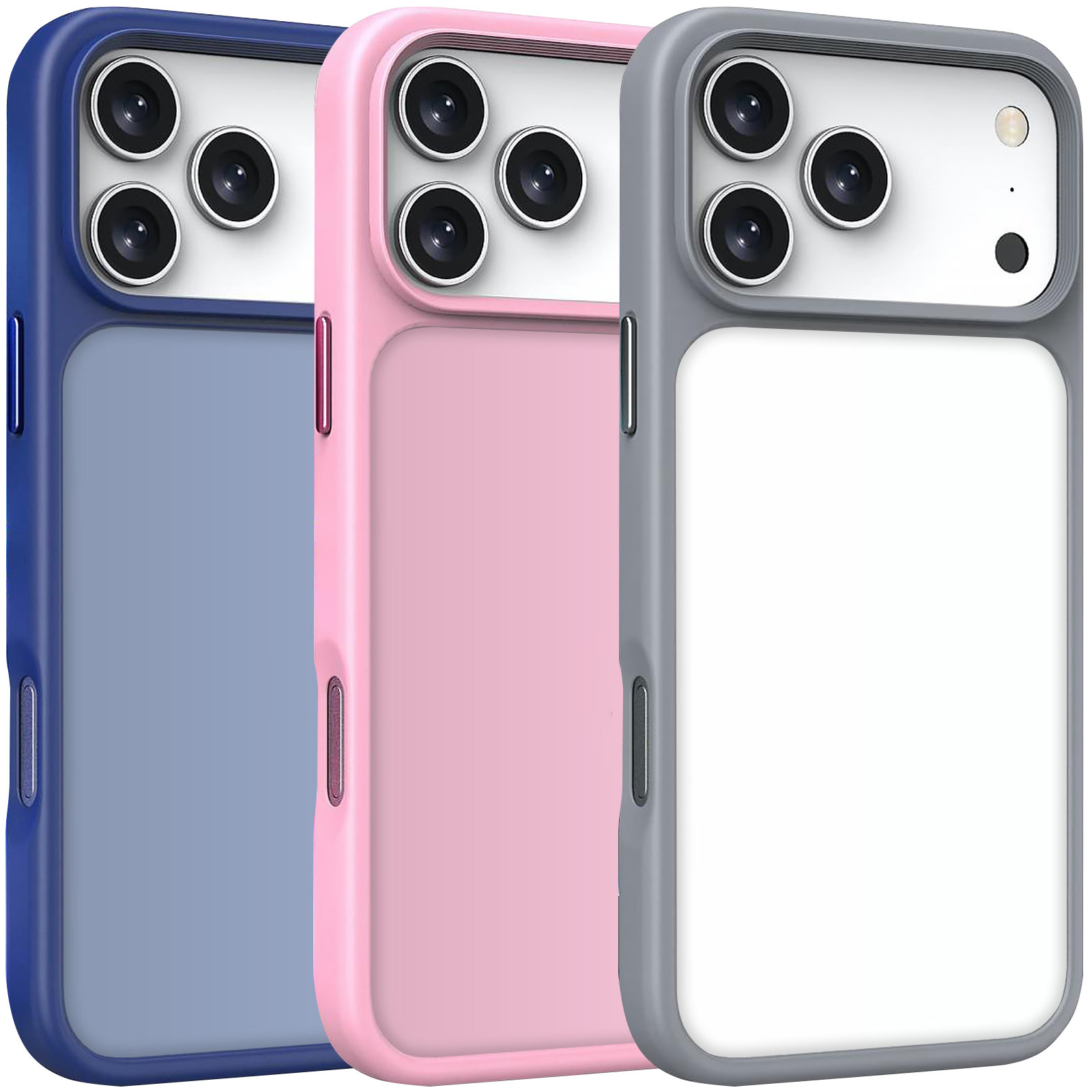 TPU+PC чехол Metal Buttons для Apple iPhone 18 Pro Max / 17 Pro Max (6.9"), TPU+PC, купить оптом с доставкой