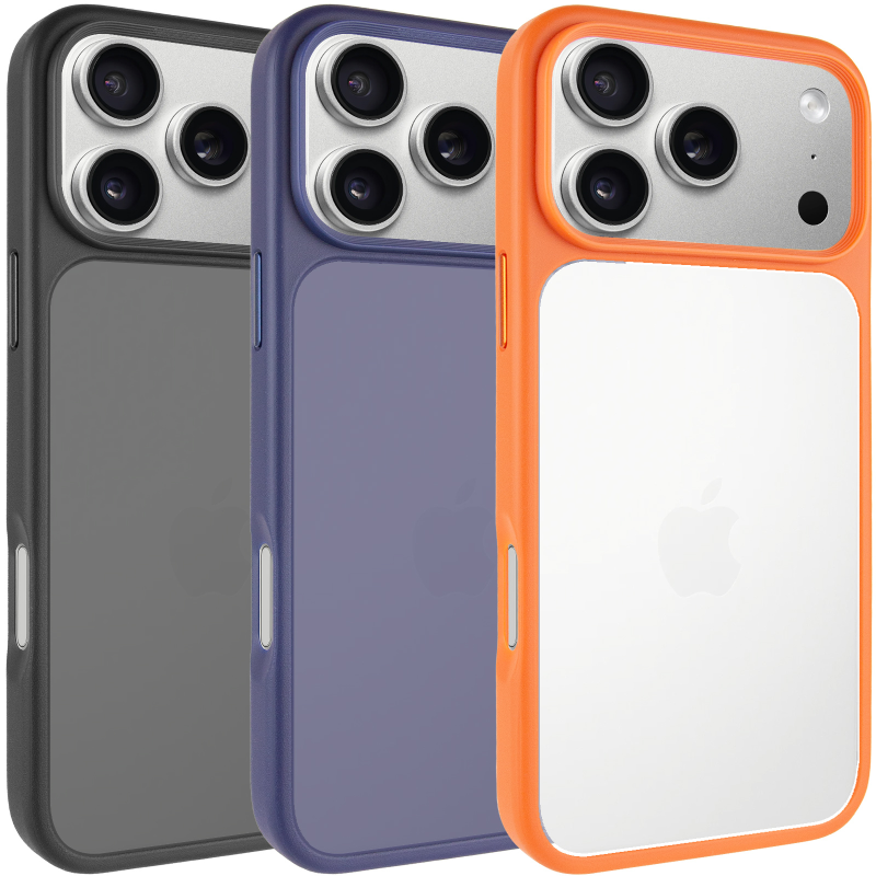 Уцінка TPU+PC чохол Metal Buttons для Apple iPhone 18 Pro Max / 17 Pro Max (6.9"), TPU+PC, купити оптом з доставкою