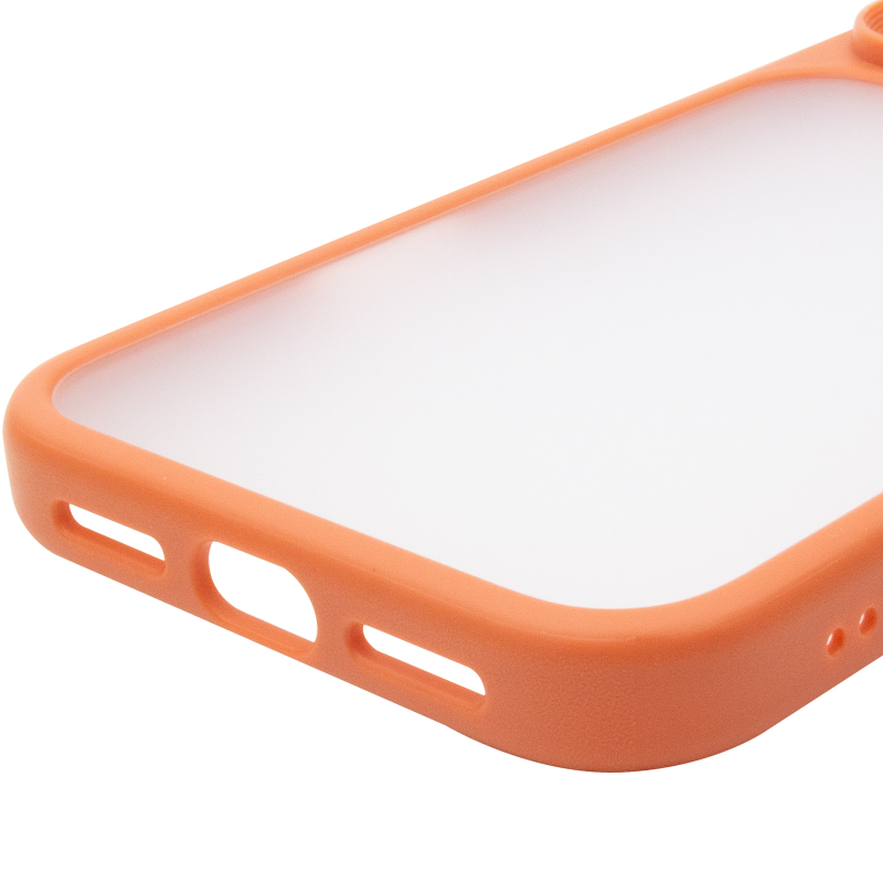 TPU+PC чехол Metal Buttons для Apple iPhone 17 Pro Max (6.9"), Оранжевый / Orange 4, TPU+PC, купить оптом с доставкой