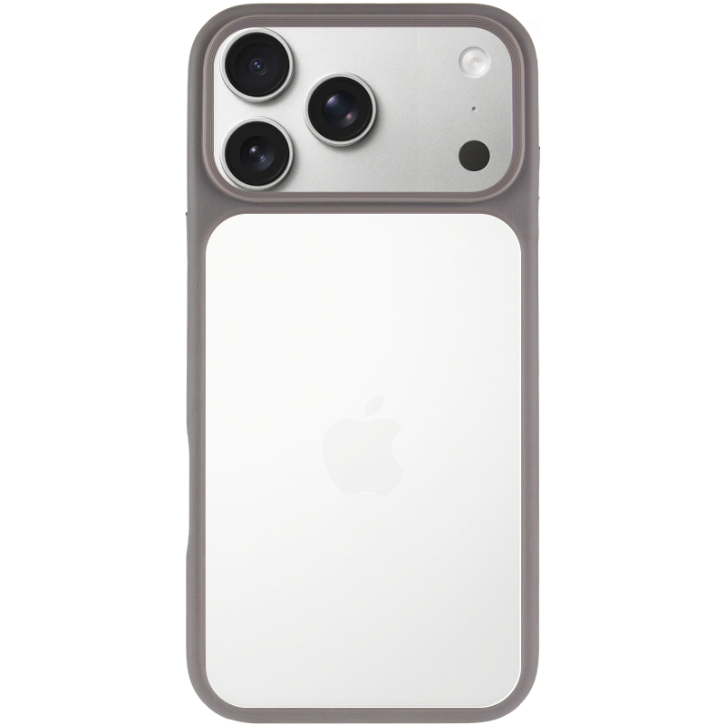 TPU+PC чехол Metal Buttons для Apple iPhone 17 Pro Max (6.9"), Серый / Grey 1, TPU+PC, купить оптом с доставкой