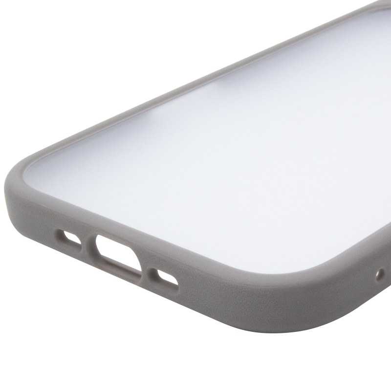 TPU+PC чохол Metal Buttons для Apple iPhone 17 Air (6.5"), Сірий / Grey 4, TPU+PC, купити оптом з доставкою