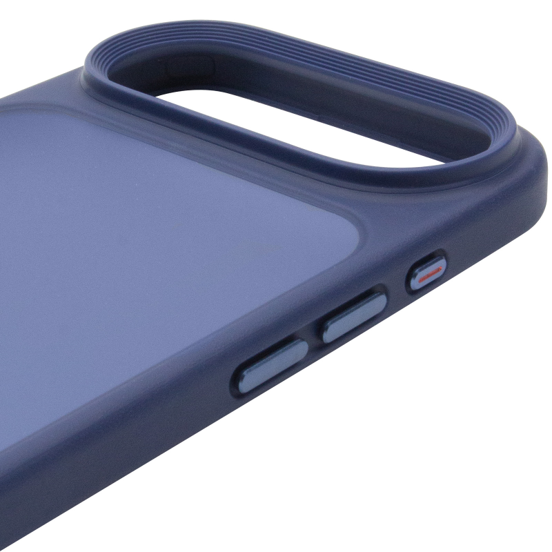 TPU+PC чохол Metal Buttons для Apple iPhone 17 Air (6.5"), Синій / Navy Blue 3, TPU+PC, купити оптом з доставкою