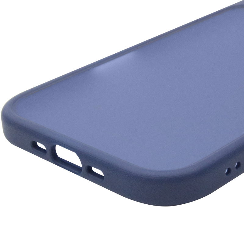 TPU+PC чохол Metal Buttons для Apple iPhone 17 Air (6.5"), Синій / Navy Blue 4, TPU+PC, купити оптом з доставкою