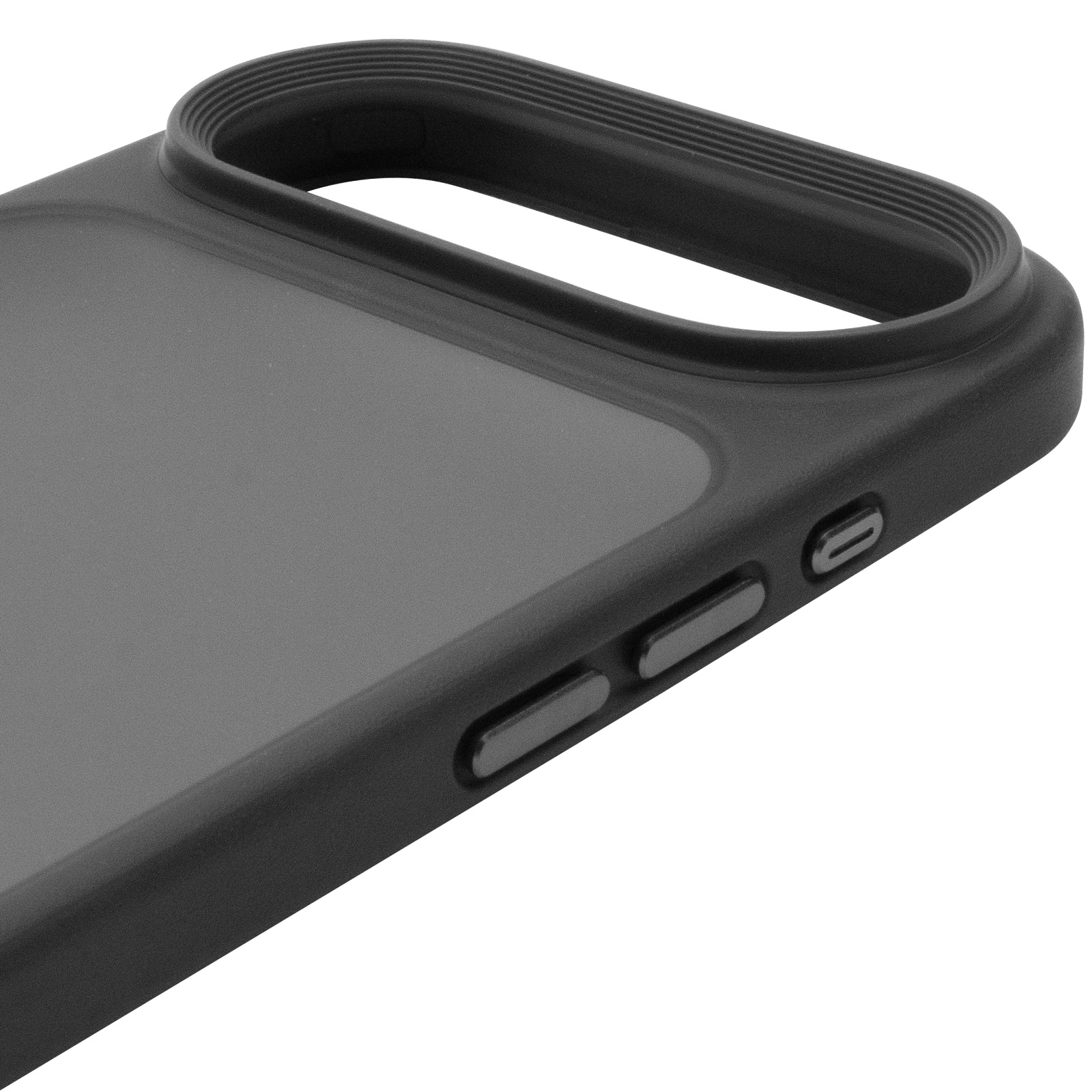 TPU+PC чохол Metal Buttons для Apple iPhone 17 Air (6.5"), Чорний / Black 3, TPU+PC, купити оптом з доставкою