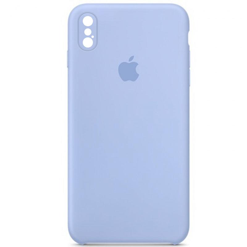 Чохол Silicone Case Square Full Camera Protective (AA) для Apple iPhone XS (5.8) | Мікрофібра на малюнкі №1