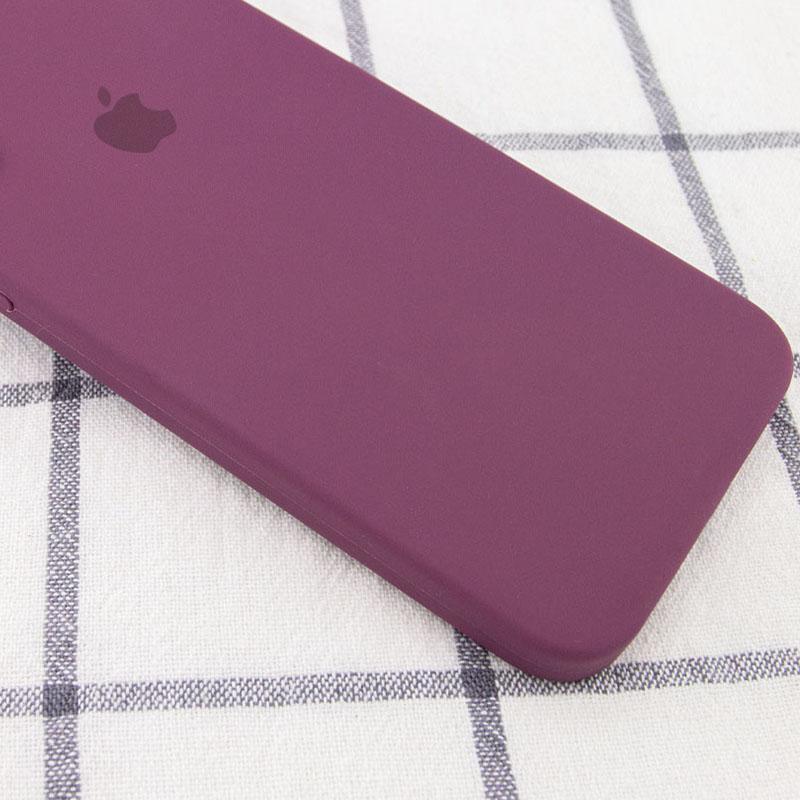Чехол Silicone Case Square Full Camera Protective (AA) для Apple iPhone XR (6.1) | Микрофибра на картинке №2