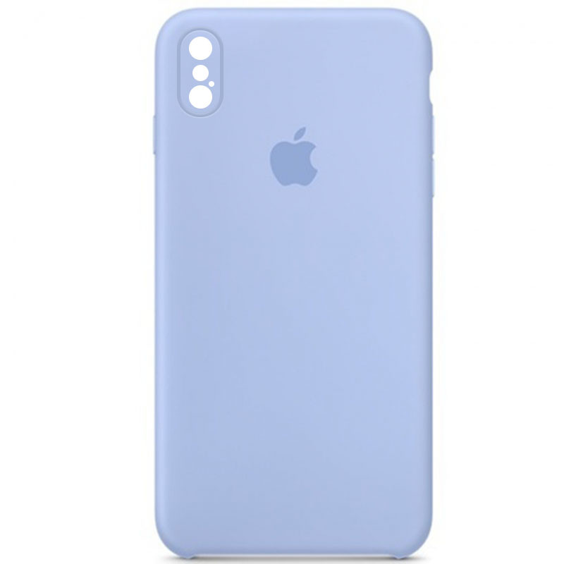 Чохол Silicone Case Square Full Camera Protective (AA) для Apple iPhone XS Max (6.5) | Мікрофібра на малюнкі №1