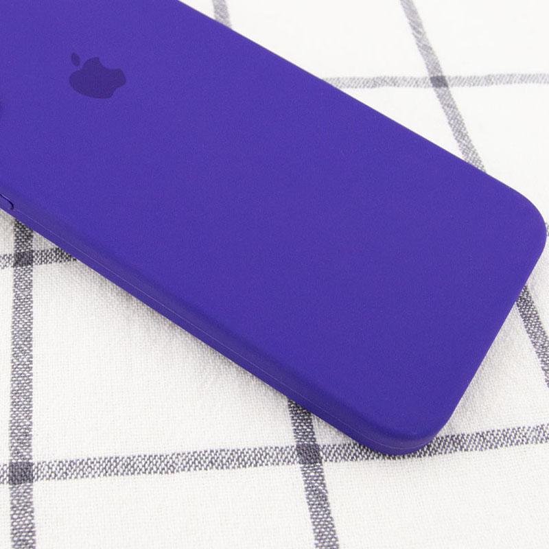 Чохол Silicone Case Square Full Camera Protective (AA) для Apple iPhone 11 (6.1) | Мікрофібра на малюнкі №2