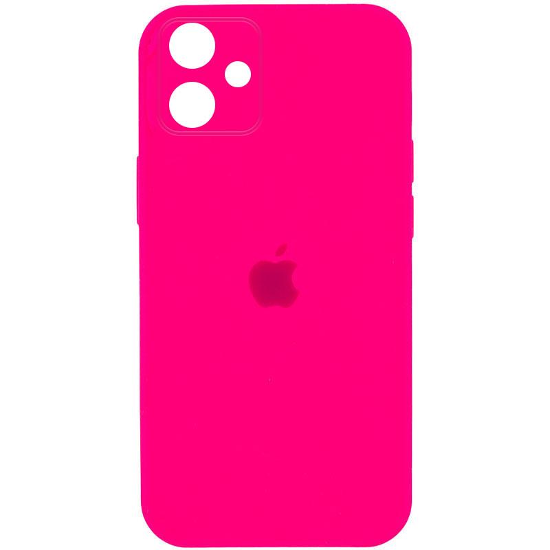 Чохол Silicone Case Square Full Camera Protective (AA) для Apple iPhone 11 (6.1) | Мікрофібра на малюнкі №1