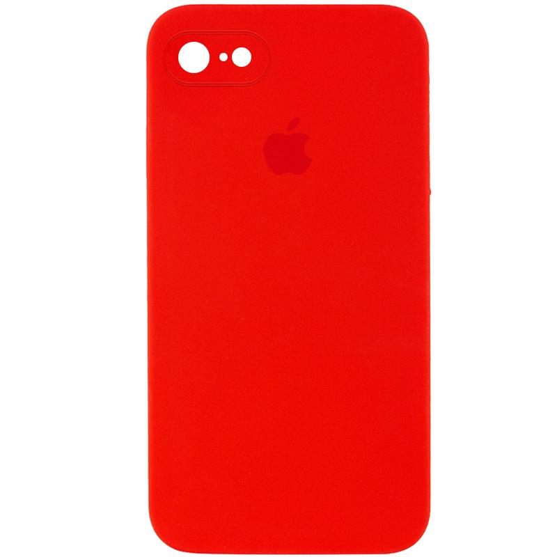 Чехол Silicone Case Square Full Camera Protective (AA) для Apple iPhone 6/6s (4.7) | Микрофибра на картинке №1