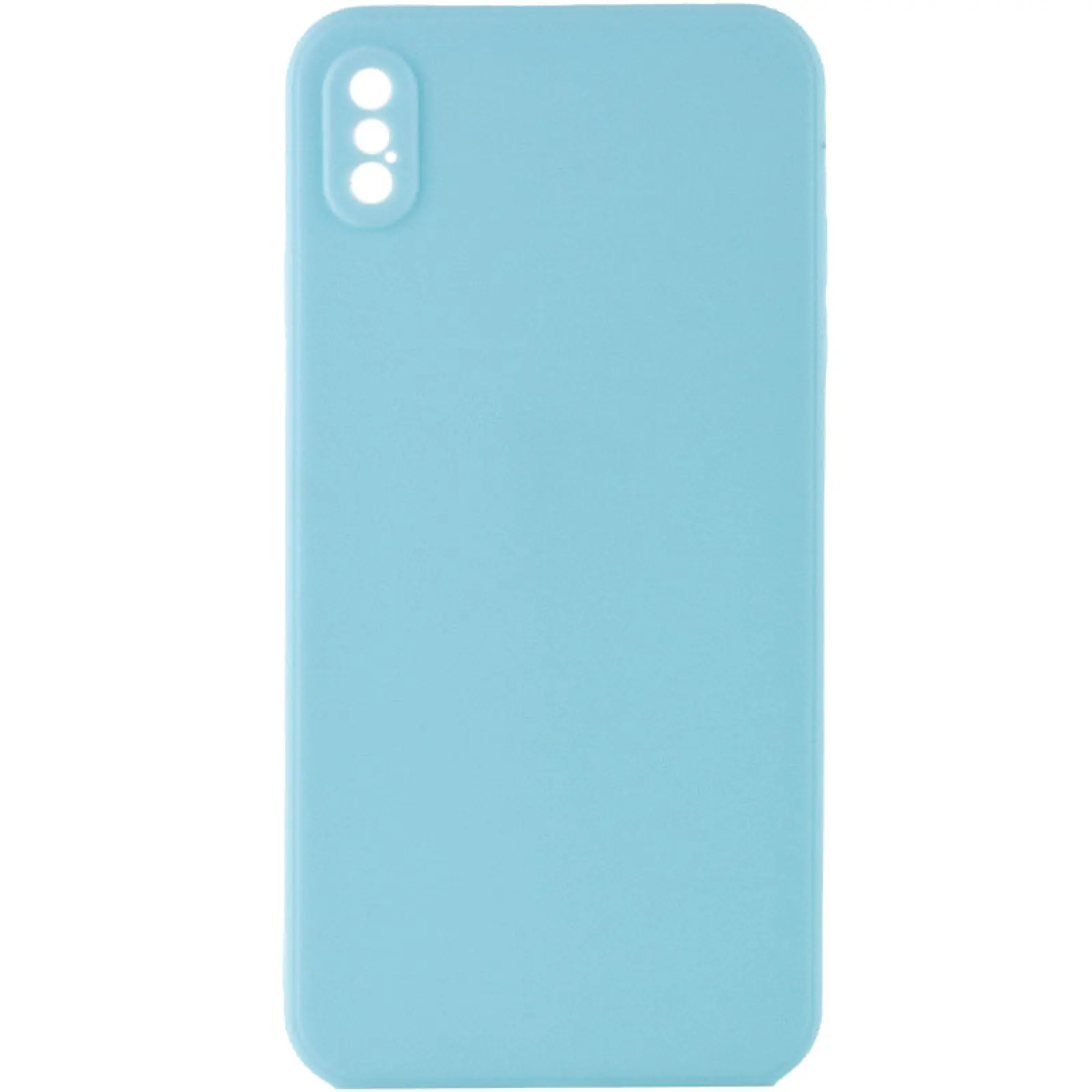 Силіконовий чохол Candy Full Camera для Apple iPhone XS Max (6.5"), Бірюзовий / Turquoise, TPU, купити оптом з доставкою